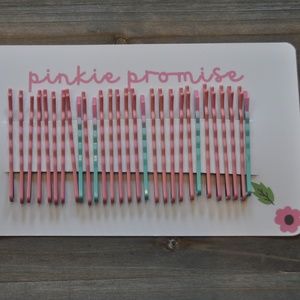 Pinkie Promise Bobby Pin Message Card